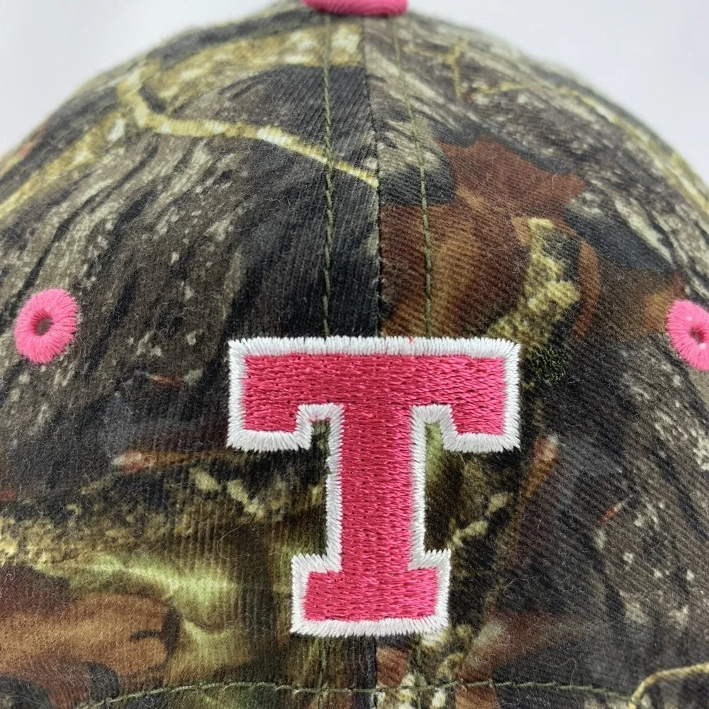 Texas Longhorns Camo Hat Ladies Pink OSFA Captivating Baseball Cap Mossy Oak
